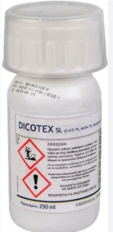 Dicotex SL Υγρό Ζιζανιοκτόνο για γκαζόν 250ml