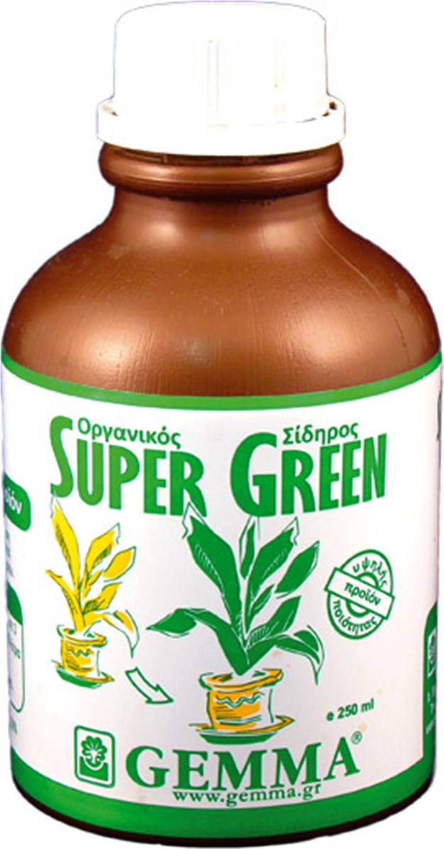 Super Green Χηλικός Σίδηρος υγρός για Οξύφιλα 0.25lt
